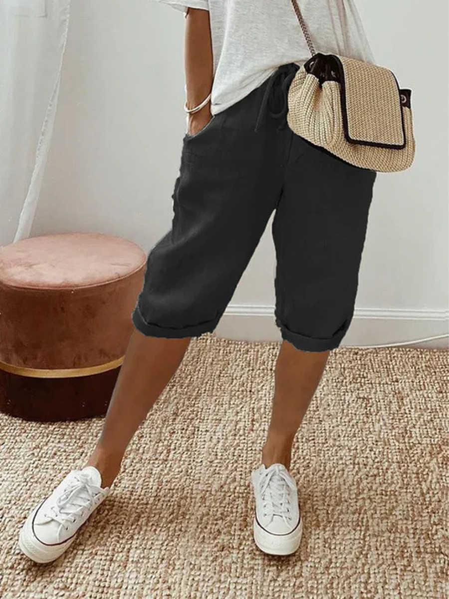 Marigold | Women’s Capri Trousers | Elastic