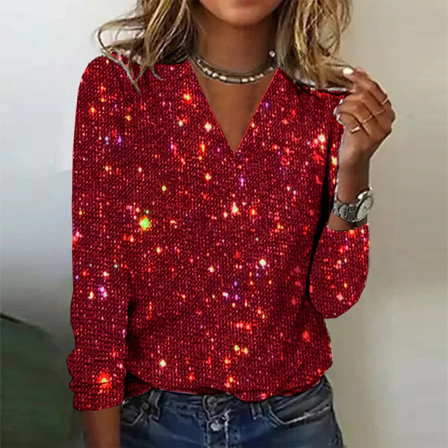 Cindy | Women's Party Top | Sparkly