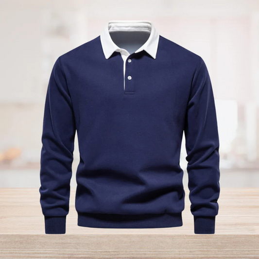 Pierce | Men’s Long Sleeve Polo Shirt | Classic