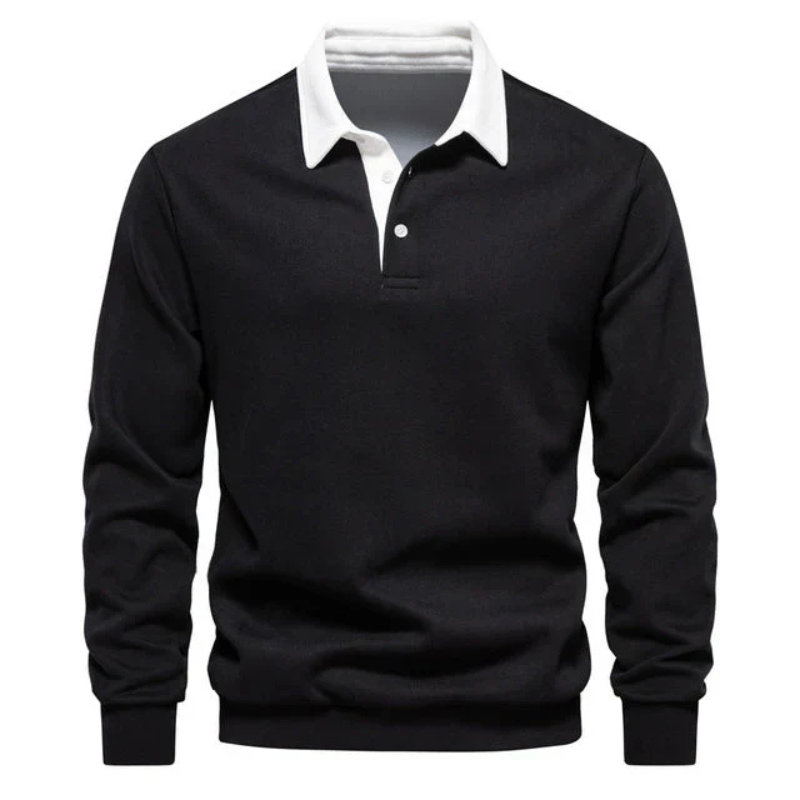 Pierce | Men’s Long Sleeve Polo Shirt | Classic