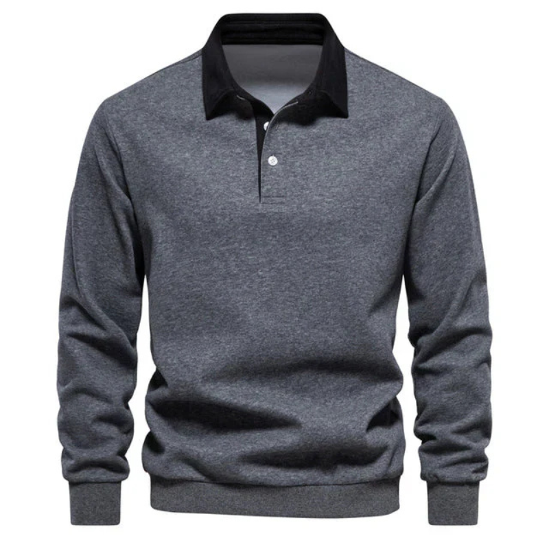 Pierce | Men’s Long Sleeve Polo Shirt | Classic