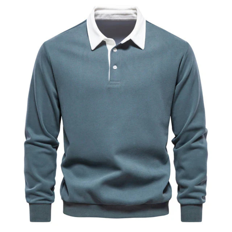 Pierce | Men’s Long Sleeve Polo Shirt | Classic