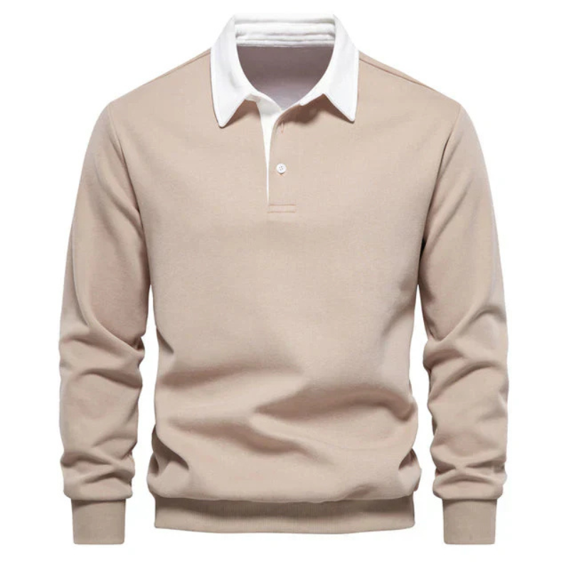 Pierce | Men’s Long Sleeve Polo Shirt | Classic