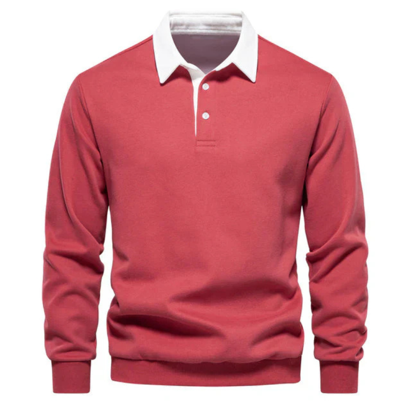 Pierce | Men’s Long Sleeve Polo Shirt | Classic