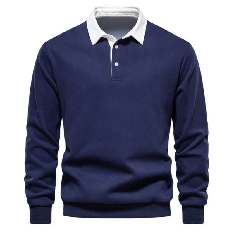 Pierce | Men’s Long Sleeve Polo Shirt | Classic