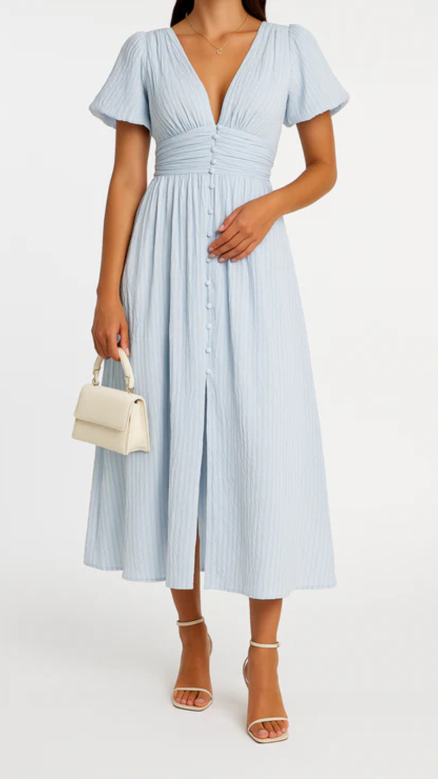 Seraphina | Women’s Flowy Button-Up Dress | Maxi