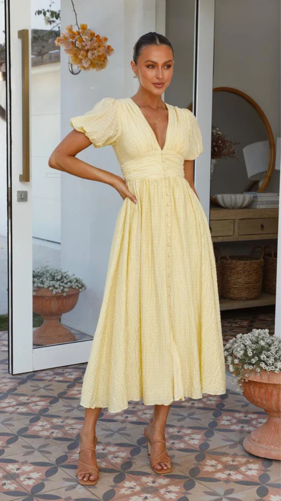 Seraphina | Women’s Flowy Button-Up Dress | Maxi